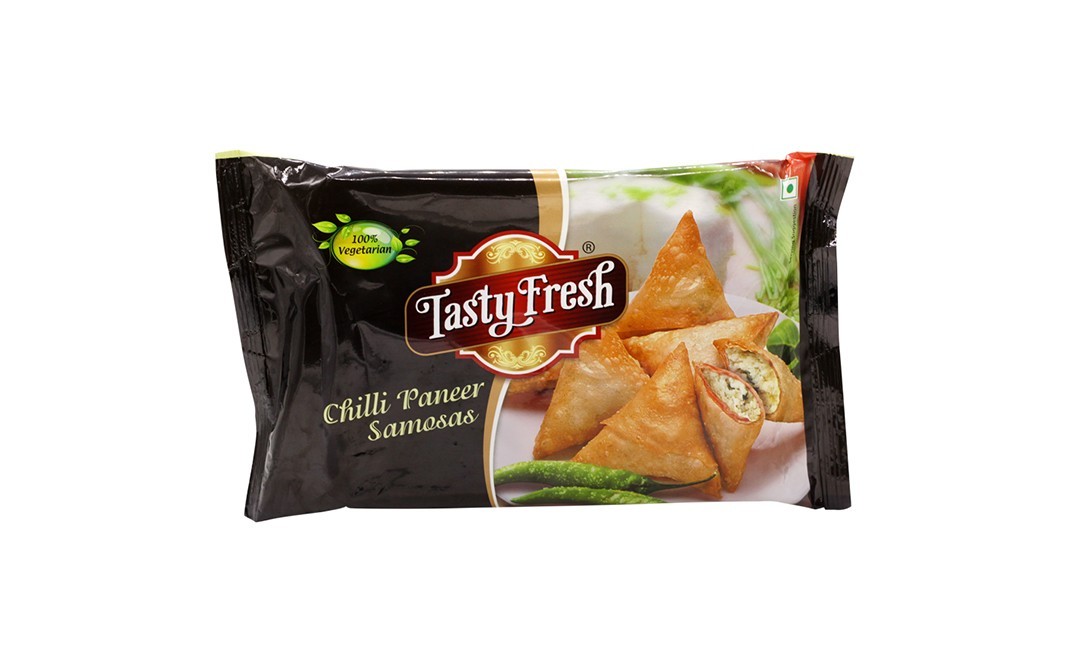 Tasty Fresh Chilli Paneer Samosa    Pack  264 grams